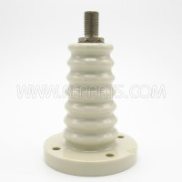 Glazed Ceramic Conical Standoff with Round Base (Pull)
