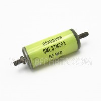 GML27M203 Dearborn Glass Body Oil-filled Capacitor .02mfd 4kvdc (Pull)