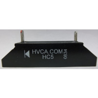 HC5 HIGH VOLTAGE RECTIFIER BLOCK WITH MOUNTING SLOTS, 1 amp, 5kv-piv