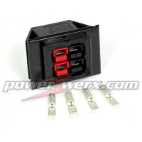 HS4  -  Chassis Mount for 2 Powerpole Sets (4 conductors) NO LONGER AVAILABLE