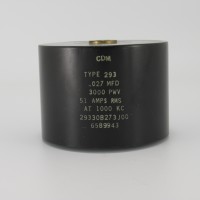 29330B273J00, Capacitance .027mfd, Voltage 3kv, Amps 51, Type 293(NOS)