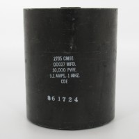 2735-CM91, Capacitance .00027mfd, Voltage 30kv, Amps 9.1, Type CM91(NOS