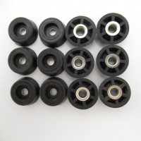 SF6B  Cabinet Feet w/Steel Support, Black (Pack of 12) Budwig 
