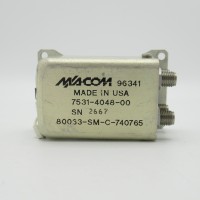 MA7531-S048 Microwave Associates Coax Relay, DPDT, 28vdc, SMA Female (4 Connections) DC-18 GHz (Pull)