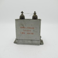 TJU30010 Cornell Dubilier Oil-Filled Capacitor 1mfd 3kvdc (Pull)