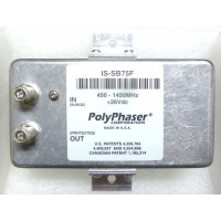 IS-SB75F Polyphaser Lightning Protector 450-1450 MHz Type-F 75 ohm (NOS)