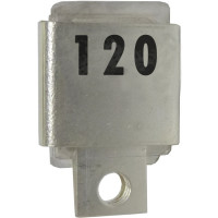 J101-120 FW Metal Cased Mica Capacitor Case A 120pf 350v (NOS)