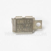 J101-125 Unelco Metal Cased Mica Capacitor Case B 125pf 500v (NOS)