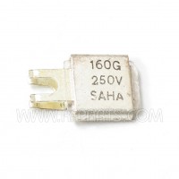 J101-160 Saha Metal Cased Mica Capacitor Case F 160pf 250v (NOS)