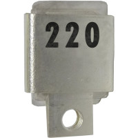 J101-220 FW Metal Cased Mica Capacitor Case A 220pf 350v (NOS)