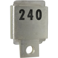 J101-240 Semco / Unelco Metal Cased Mica Capacitor Case A 240pf 350v (NOS)