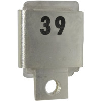J101-39 FW Metal Cased Mica Capacitor Case A 39pf 350v (NOS)