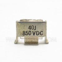 J101-40C FW Metal Cased Mica Capacitor Case C 40pf 850v (NOS)