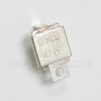 J101-47 Semco Metal Cased Mica Capacitor Case B 47pf 350v (NOS)