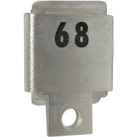 J101-68 FW Metal Cased Mica Capacitor Case A 68pf 350v (NOS)
