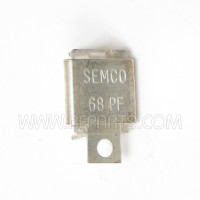 J101-68 Semco Metal Cased Mica Capacitor Case B 68pf 350v (NOS)