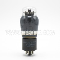 JAN-CHS-6L6GA Sylvania Black Plate Beam Power Amplifier Tube (NOS)