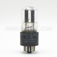 6SL7GT JAN CHS Sylvania VT-229  Hi-Mu Twin Triode Audio Tube (NOS)