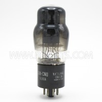JAN-CNU-6L6GA National Union Black Plate Beam Power Amplifier Tube (NOS)