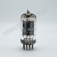 12AX7 JG General Electric High Mu Twin Triode Grey Plate Audio Tube (NOS)