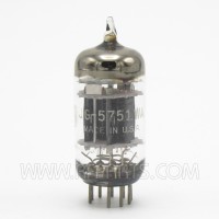 JG-5751WA General Electric Black Plate Twin Triode (NOS)