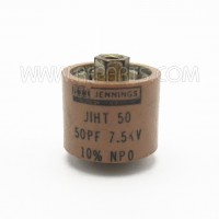 JIHT50 Jennings Ceramic Doorknob Capacitor 50pf 7.5kv 10% NPO (Pull)