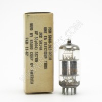 JRC-5814A RCA Medium-Mu Double Triode Black Plates (NOS)