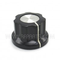 Gloss Finish Black Tuning Knob with Skirt 