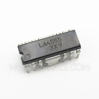 LA4555 Sanyo 2-Channel AF Power Amplifier for Radio, Tape Recorder  (NOS)