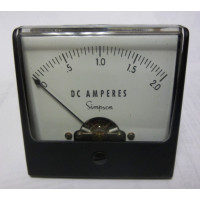 1227-A2 Simpson Meter Movement 0-2ADC (NOS)