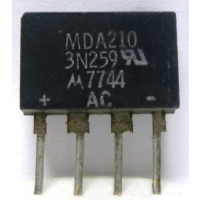 MDA210 Motorola Single-Phase Full-Wave Bridge Rectifier MDA210 / 3N259
