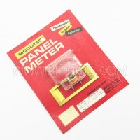 ME-DMA-003 Modutec 0-3 DC Milliamperes Edge Meter with Mounting Plate (NOS)