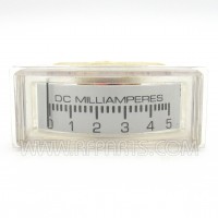 ME-DMA-005 Modutec 0-5 DC Milliamperes Edge Meter NOS)
