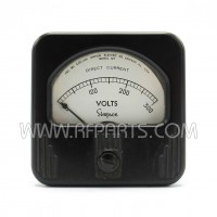 Model 127 Simpson Vintage Volt Meter 0-300 DC Volts 1000 Ohms per Volt (NOS)