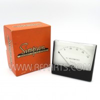 Model 1329 Simpson 0-250 DC Milliamperes Panel Meter (NOS)