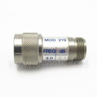 Model 219 Midwest Microwave 3db 2w DC-18GHz Type-N Fixed Attenuator (Pull)