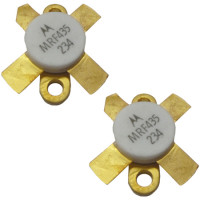 MRF435 Motorola NPN Silicon RF Power Transistor 28V 30 MHz 150W Matched Pair (2) (NOS)