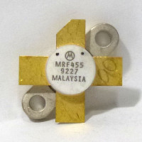 MRF455 Motorola NPN Silicon Power Transistor 60W 30 MHz 12.5V (NOS)  