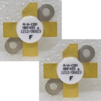 MRF455 M/A-COM NPN Silicon Power Transistor 60W 12.5V 14-30 MHz  Matched Quad (4) (NOS)  