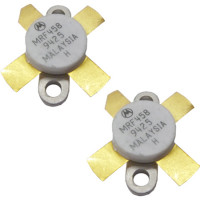MRF458 Motorola NPN Silicon RF Power Transistor 80 W 12.5V 30 MHz Matched Pair (2) (NOS)