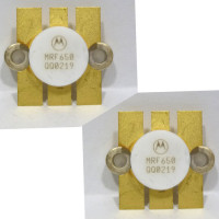 MRF650 Motorola NPN Silicon RF Power Transistor 12.5V 470 MHz 50W Matched Pair (2) (NOS)