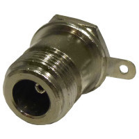N524 Type-N Female Rear Mount Bulkhead Chassis Connector w/Solder Lug (NOS)