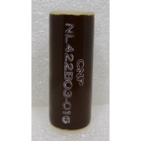 NL422B03-016 CNP Glazed Ceramic Standoff Insulator  2" Long x 3/4" Diameter with Threaded Mounting Holes