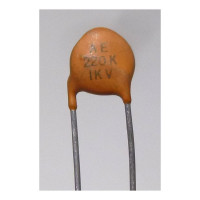 NP0-220-1KV  Disc Capacitor, 220pf (1KV)