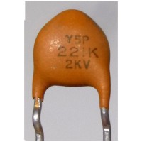 NP0-220CL-2kv   Disc Capacitor, 220 pf, 2kv (Cut Lead)