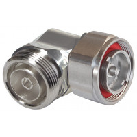 P2RFD-1652-SS RF Industries Right Angle 7/16 DIN Male to Female In Series Adapter