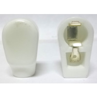 PLCAP3  Ceramic Plate cap for tubes with plate diameter of 0.25"