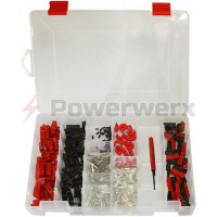 301 Piece Assorted 15/30/45A  Anderson Powerpole Case with RT1 Tool (Megacase)