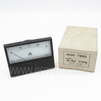 R-65 Type Hioki TBSS DC 2 Amps Panel Meter (NOS/NIB)
