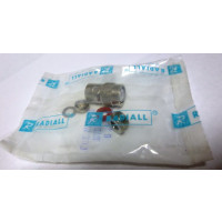R143008  TNC Male Clamp Connector, Cable Group X,  RADIALL